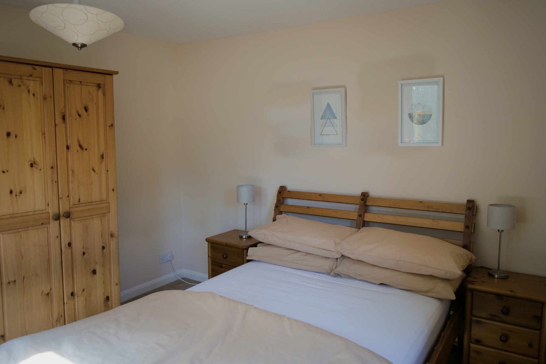Bedroom three, with double bed